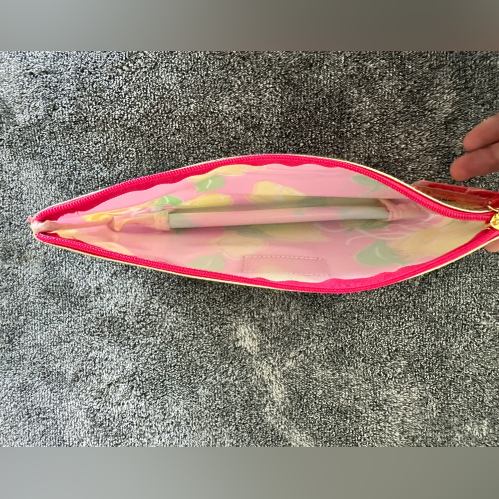 Lilly Pulitzer Pink Lemon Cosmetic Case - Picture 5 of 6